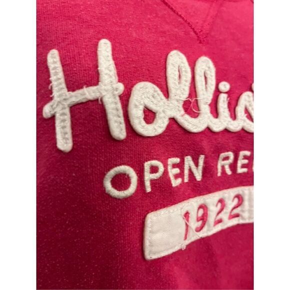 Y2K Hollister Pink Embroidered Sweatshirt. Size Medium - Picture 3 of 6